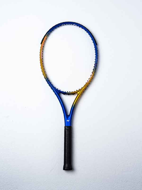 Custom Tennis Racket Blue And Gold CS100Y 1