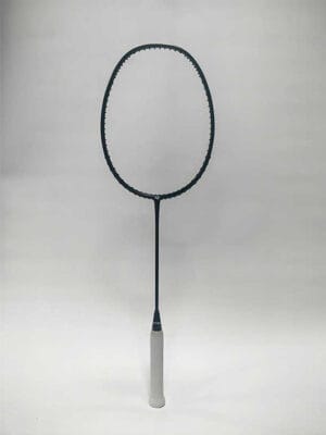 Customized Badminton Racket 6.5 Dragon Racket PRO White And Black (1)