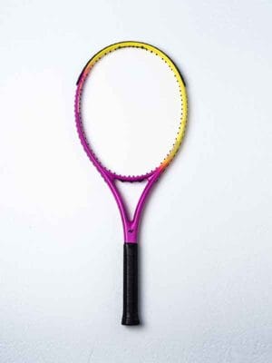 Custom Tennis Racket Pink and Yellow CS100Y 1